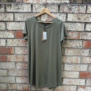 NWT Cotton On Olive Green T-shirt Dress Large